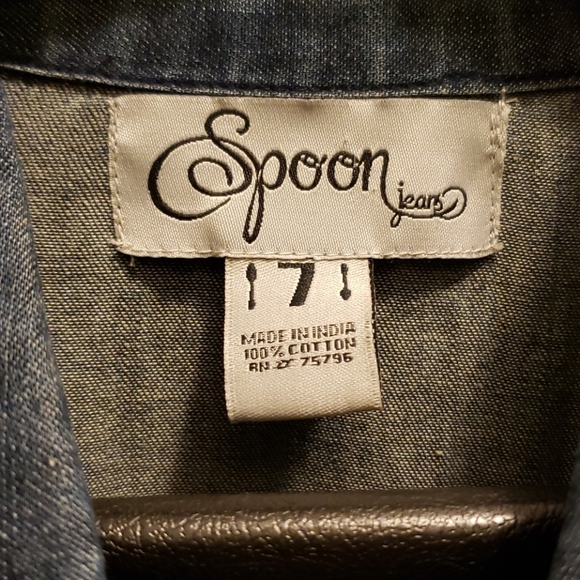 Spoon Jeans Long Sleeve Denim Safari Romper - Picture 6 of 8